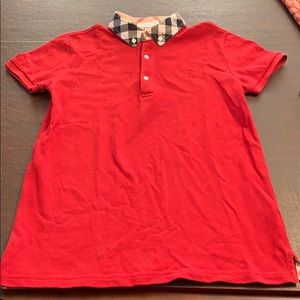 Boys Burberry polo